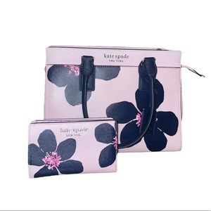 Kate Spade Cameron Grand Flora Medium Satchel & Wallet